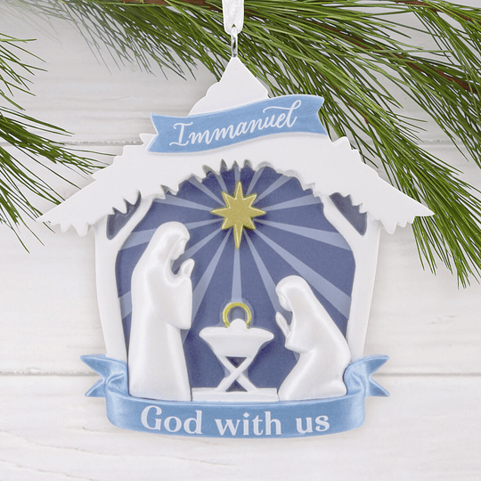 Hallmark Ornament I Modern Nativity Religious