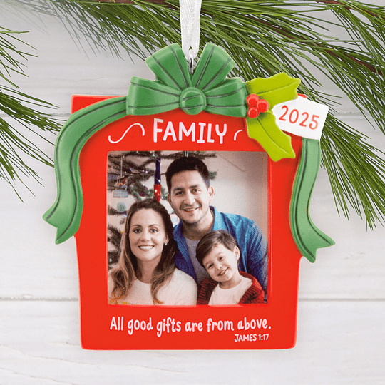 Hallmark Ornament I Family 2025 Religious Photo