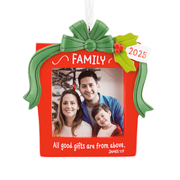 Hallmark Ornament I Family 2025 Religious Photo