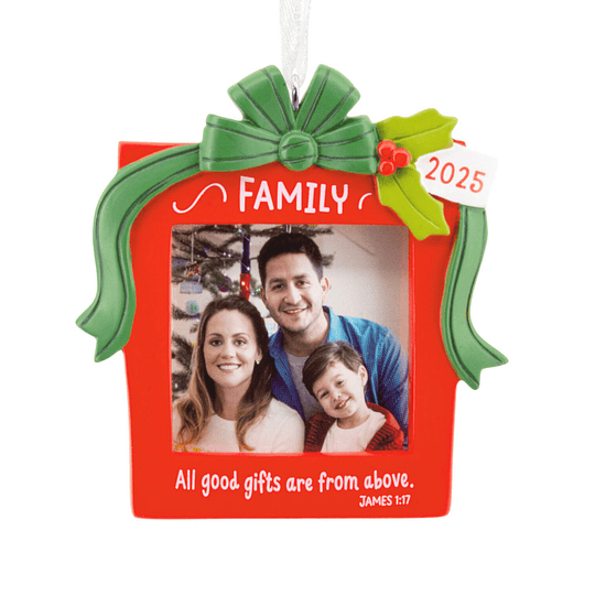 Hallmark Ornament I Family 2025 Religious Photo