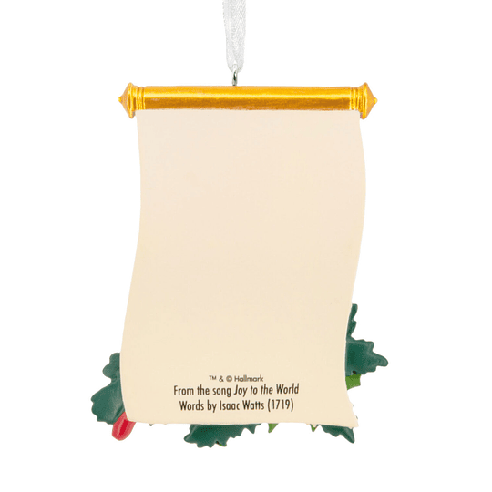 Hallmark Ornament I Cardinal on Scroll Religious