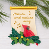 Hallmark Ornament I Cardinal on Scroll Religious