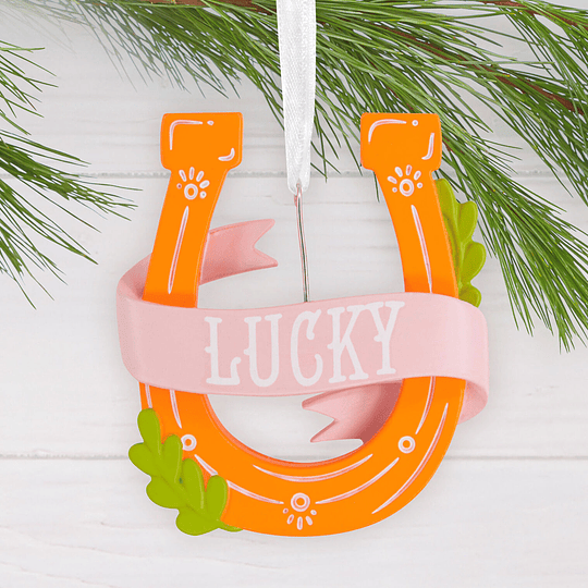 Hallmark Ornament I Lucky Horseshoe