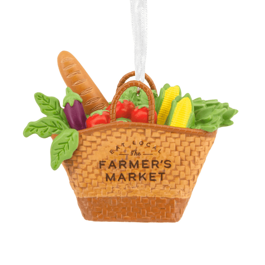 Hallmark Ornament I Farmer's Market Basket