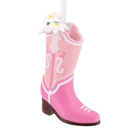 Hallmark Ornament I Pink Cowboy Boot