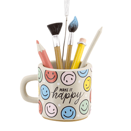 Hallmark Ornament I Make It Happy Mug