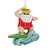 Hallmark Ornament I Surfing Santa