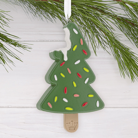 Hallmark Ornament I Christmas Tree Ice Cream Bar