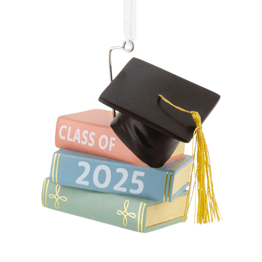 Hallmark Ornament I Graduation Cap and Books Class of 2025