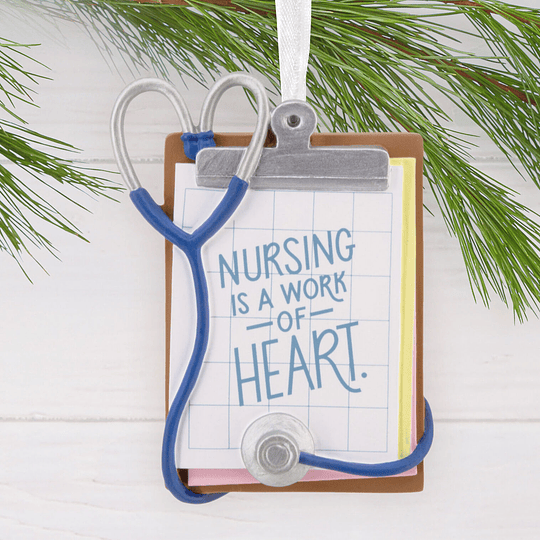 Hallmark Ornament I Nursing Is a Work of Heart