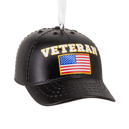 Hallmark Ornament I Veteran Hat Hallmark