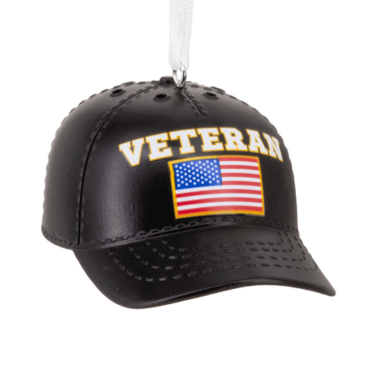 Hallmark Ornament I Veteran Hat Hallmark