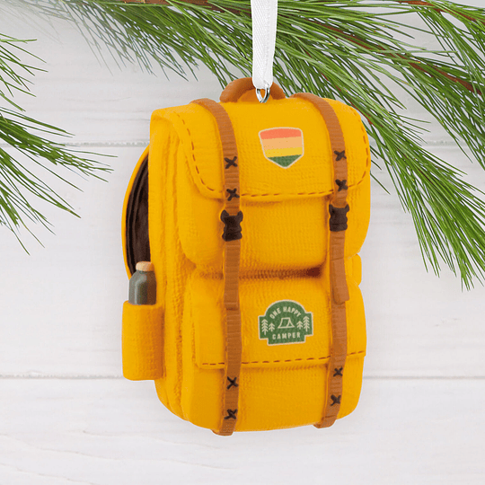 Hallmark Ornament I Camping Backpack