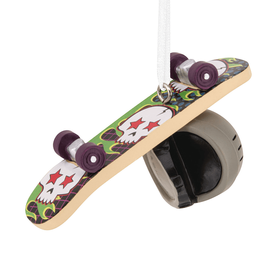 Hallmark Ornament I Skateboard and Helmet