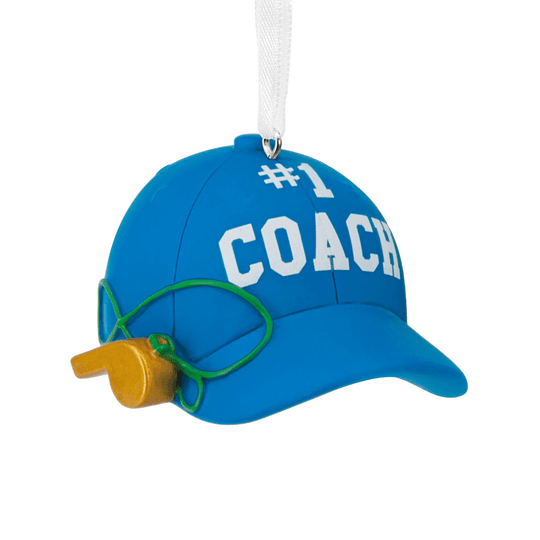 Hallmark Ornament I #1 Coach Hat