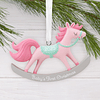Hallmark Ornament I Baby Girl's First Christmas Rocking Horse 2025