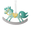 Hallmark Ornament I Baby Boy's First Christmas Rocking Horse 2025