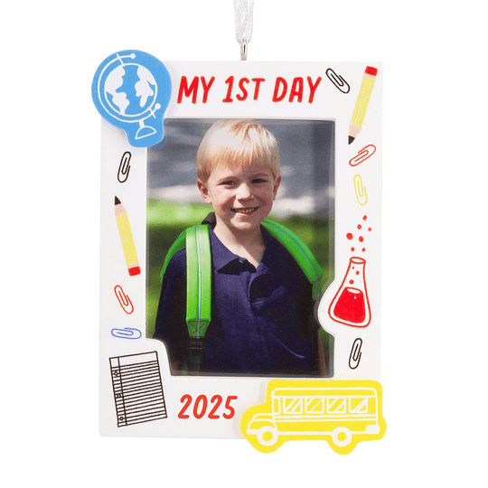 Hallmark Ornament I My First Day School 2025