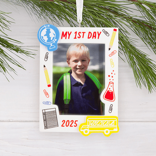 Hallmark Ornament I My First Day School 2025