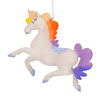Hallmark Ornament I Whimsical Unicorn With Rainbow Mane