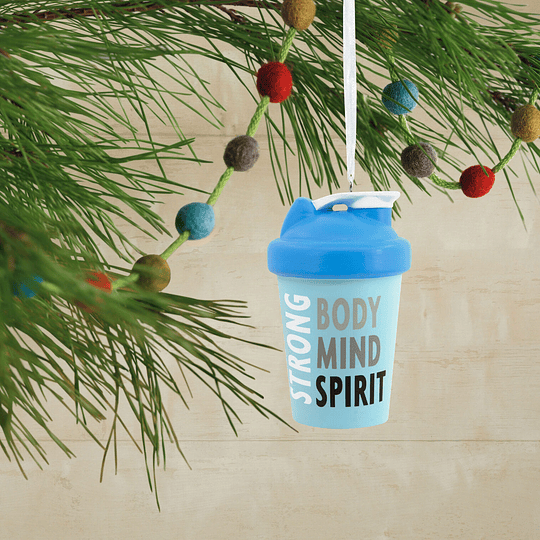 Hallmark Ornament I Fitness Shaker Bottle