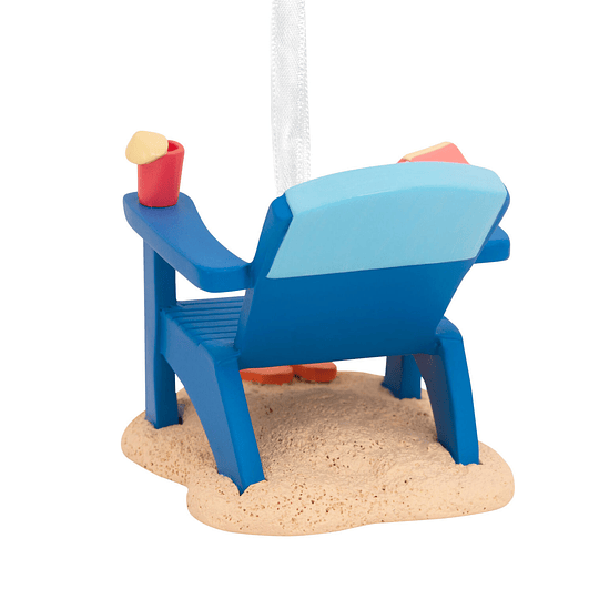 Hallmark Ornament I Retired and Happy Beach Chair