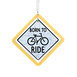 Hallmark Ornament I Born to Ride Bicycle
