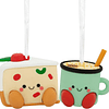 Hallmark Ornaments I Better Together Fruitcake & Eggnog Magnetic, Set of 2