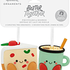 Hallmark Ornaments I Better Together Fruitcake & Eggnog Magnetic, Set of 2
