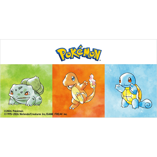 Preventa Polera Uniqlo Pokemon 30th anniversary - Starters - Tallas Japonesas