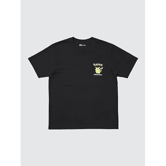 Preventa Polera Uniqlo Pokemon 30th anniversary - Chubby Pikachu - Tallas Japonesas