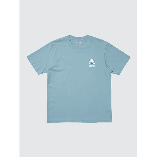 Preventa Polera Uniqlo Pokemon 30th anniversary - Snorlax - Tallas Japonesas