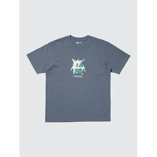 Preventa Polera Uniqlo Pokemon 30th anniversary - Gengar - Tallas Japonesas