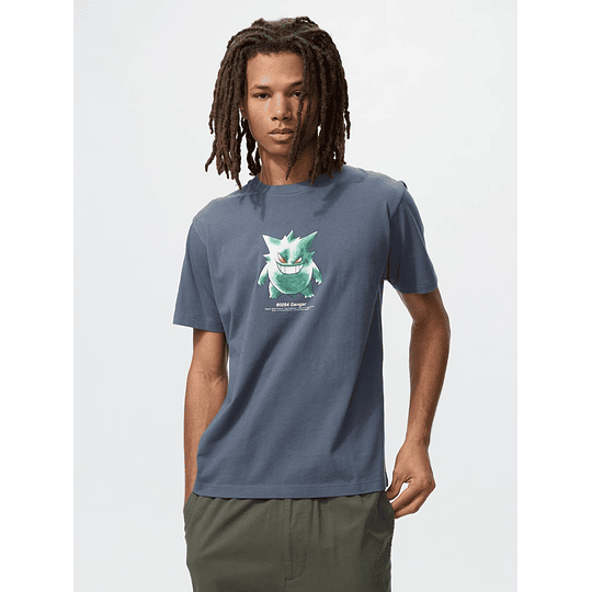 Preventa Polera Uniqlo Pokemon 30th anniversary - Gengar - Tallas Japonesas