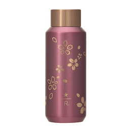 Preventa Starbucks Reserve | Sakura 2026 | Stainless Steel Bottle Ruby Pink Sakura 355ml 　
