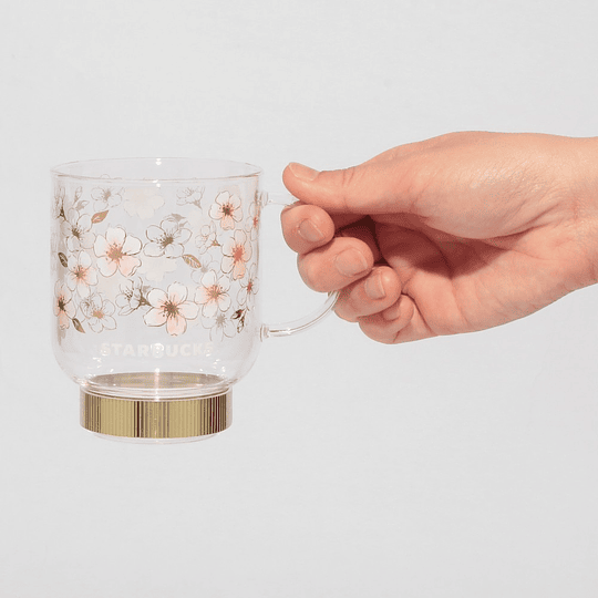 Preventa Starbucks | Sakura 2026 | Heat-Resistant Glass Mug Gold 355ml