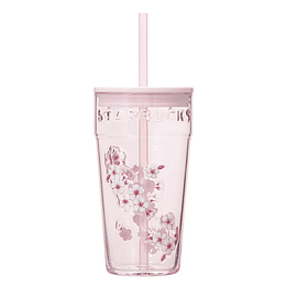 Preventa Starbucks | Sakura 2026 | Glass Tumbler Pink 473ml