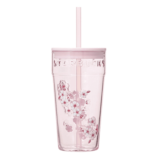 Preventa Starbucks | Sakura 2026 | Glass Tumbler Pink 473ml