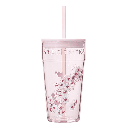 Preventa Starbucks | Sakura 2026 | Glass Tumbler Pink 473ml