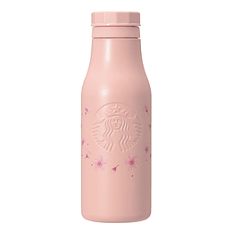 Preventa Starbucks | Sakura 2026 | Stainless Steel Logo Bottle Matte Pink 473ml