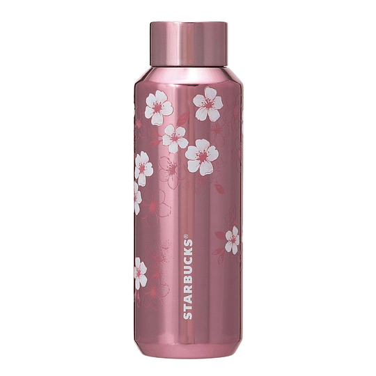 Preventa Starbucks | Sakura 2026 | Stainless Steel Bottle Metallic Pink 473ml