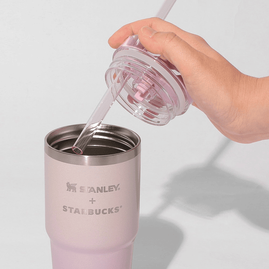 Preventa Starbucks | Sakura 2026 | 3-Way Stainless Steel Tumbler STANLEY Shiny Pink Gradient 414ml