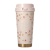 Preventa Starbucks | Sakura 2026 | Stainless Steel TO GO-Bottle Pink Beige & Gold 473ml