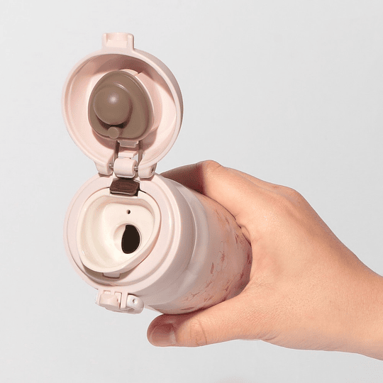 Preventa Starbucks | Sakura 2026 | Handy Stainless Steel Bottle Pink Beige 500ml