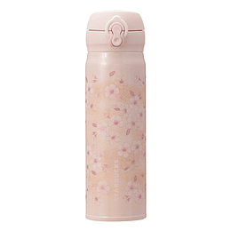 Preventa Starbucks | Sakura 2026 | Handy Stainless Steel Bottle Pink Beige 500ml