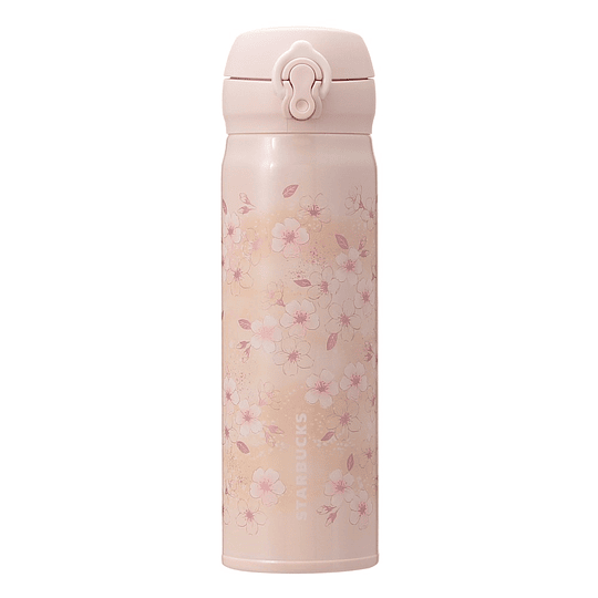 Preventa Starbucks | Sakura 2026 | Handy Stainless Steel Bottle Pink Beige 500ml