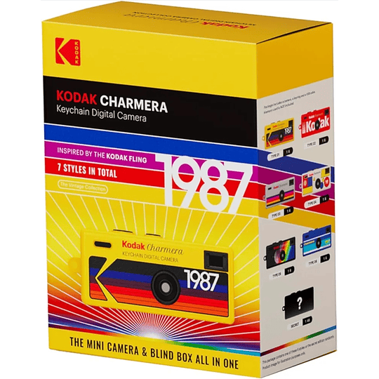 Preventa KODAK CHARMERA Keychain Digital Camera Blind Box 
