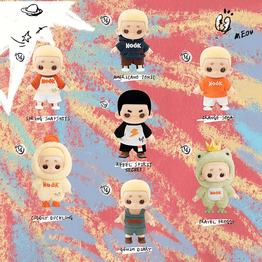 52toys | Nook | Plush Doll Blind Box 1