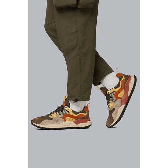 Flower Mountain | YAMANO 3 MAN | Grey-Yellow