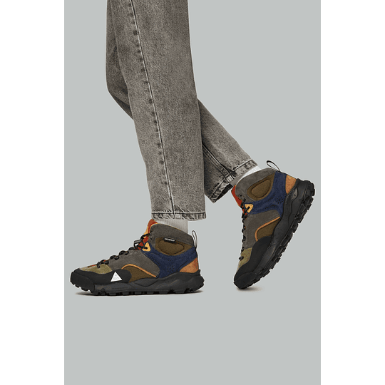 Flower Mountain | BACK COUNTRY MID UNI | Grey-Army green